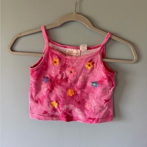 Pink Floral Kids Camisole